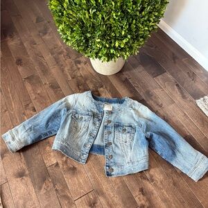 Torrid Blue Cropped Jean Jacket
